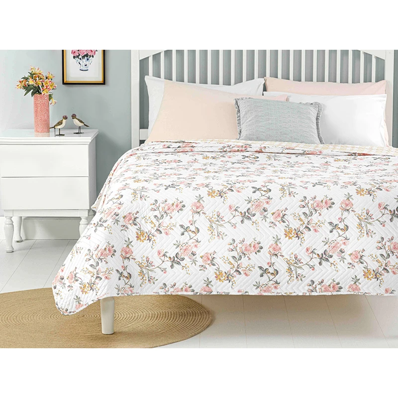روتختی انگلیش هوم مدل Summer Roses سایز 200×220 سانتی متر