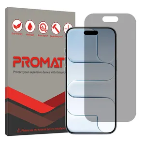 Promate Resistant model privacy screen protector suitable for Apple iPhone 17 Air Mobile phone 