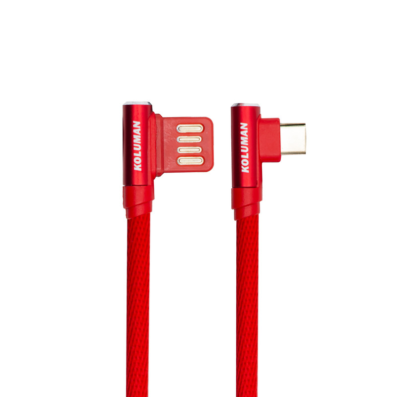 کابل تبدیل USB به USB-C کلومن مدل DK - 64 طول 1 متر