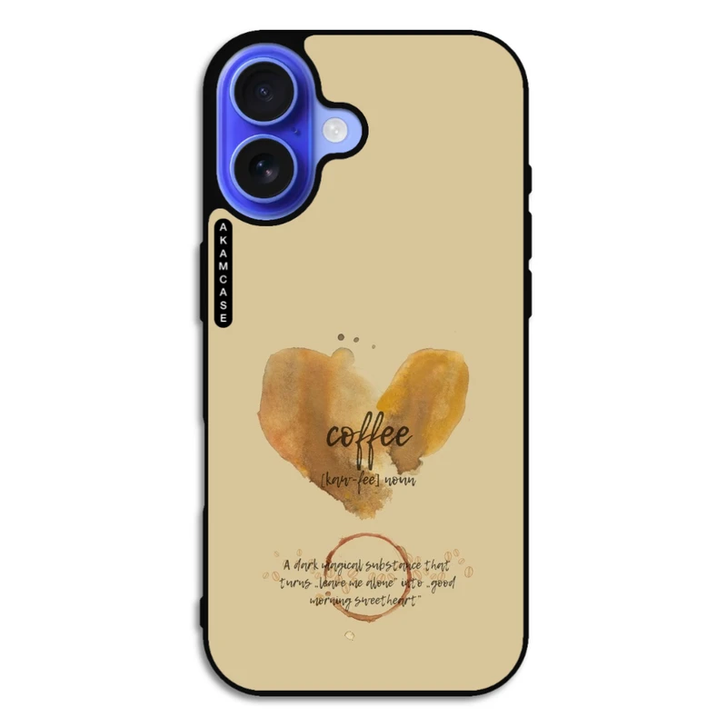 کاور آکام مدل AMC-WA16-COFFEE-15 مناسب برای گوشی موبایل اپل iPhone 16