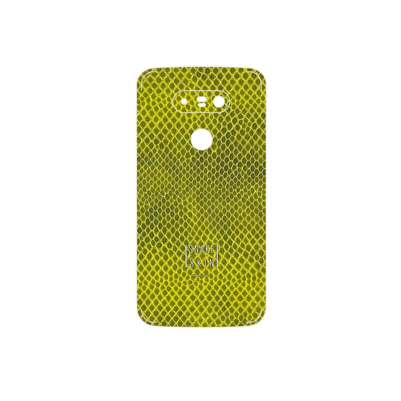 برچسب پوششی ماهوت مدل Yellow Snake Skin مناسب برای گوشی موبایل ال جی G5