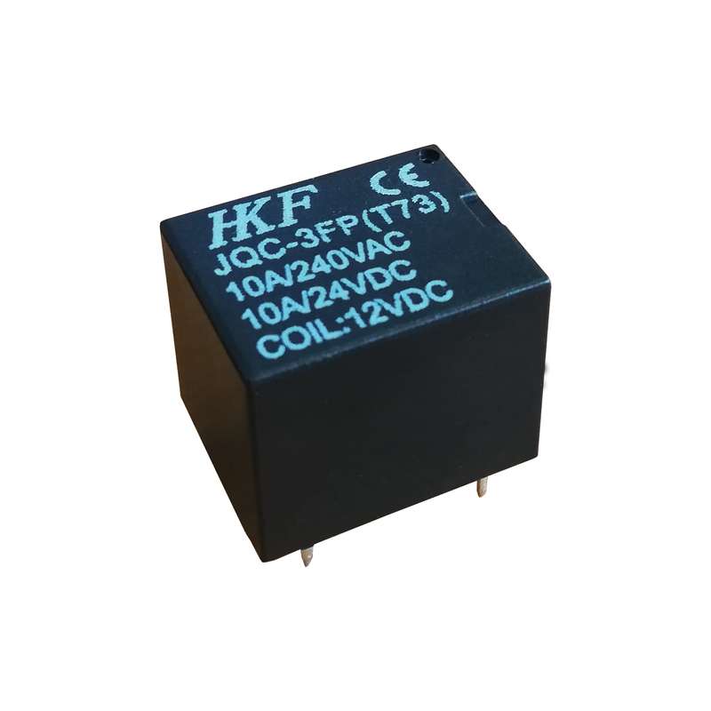 رله 12 ولت 10 آمپر اچ کا اف مدل JQC-3FP