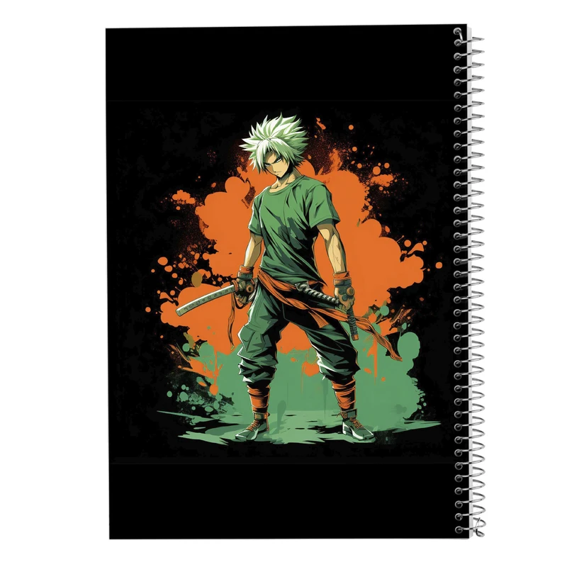 دفتر شطرنجی 50 برگ مدوپد مدل Naroto کد DF11193