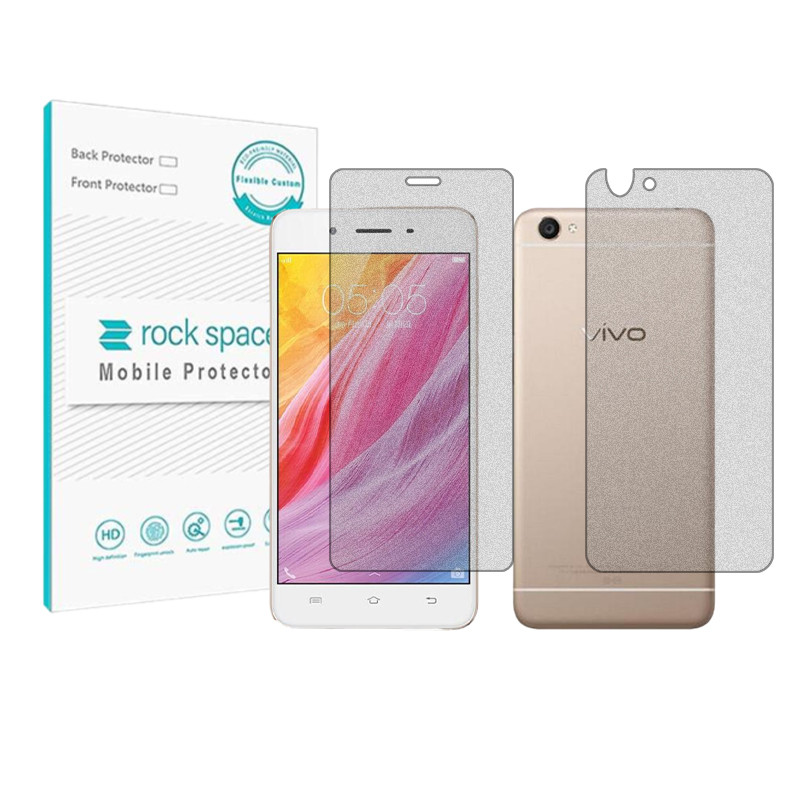 محافظ صفحه نمایش مات راک اسپیس مدل HyMTT مناسب برای گوشی موبایل ویوو Y55 به همراه محافظ پشت گوشی