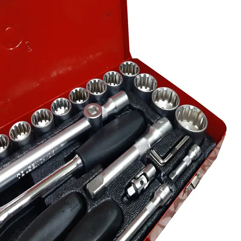 آچار و سری بکس سولو مدل CR-V سایز 1/2 اینچ مجموعه 52 عددی