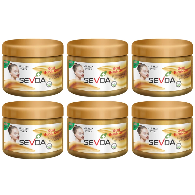 ژل لایه بردار سودا مدل Gold حجم 250 میلی لیتر مجموعه 6 عددی