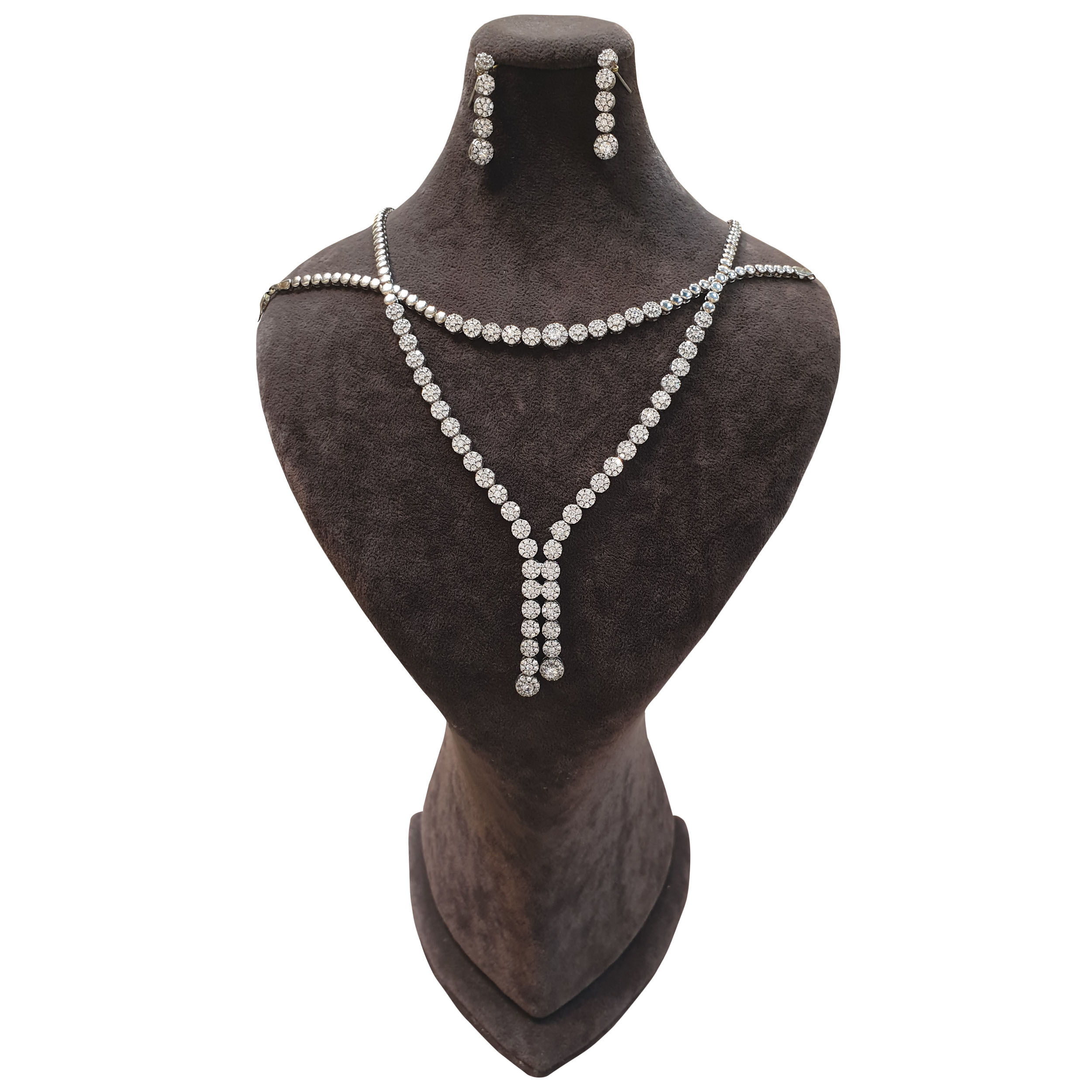 نیم ست نقره زنانه مدل 341