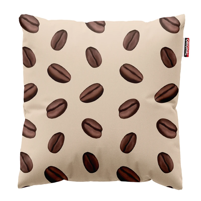  کوسن پاد آفرین طرح قهوه کافی کافه coffee کد 4019  سایز 30*30 سانتی متر