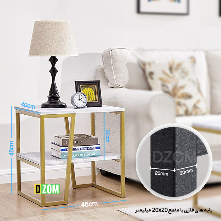 میز تلفن دیزم مدل TEL_J100_45_SW