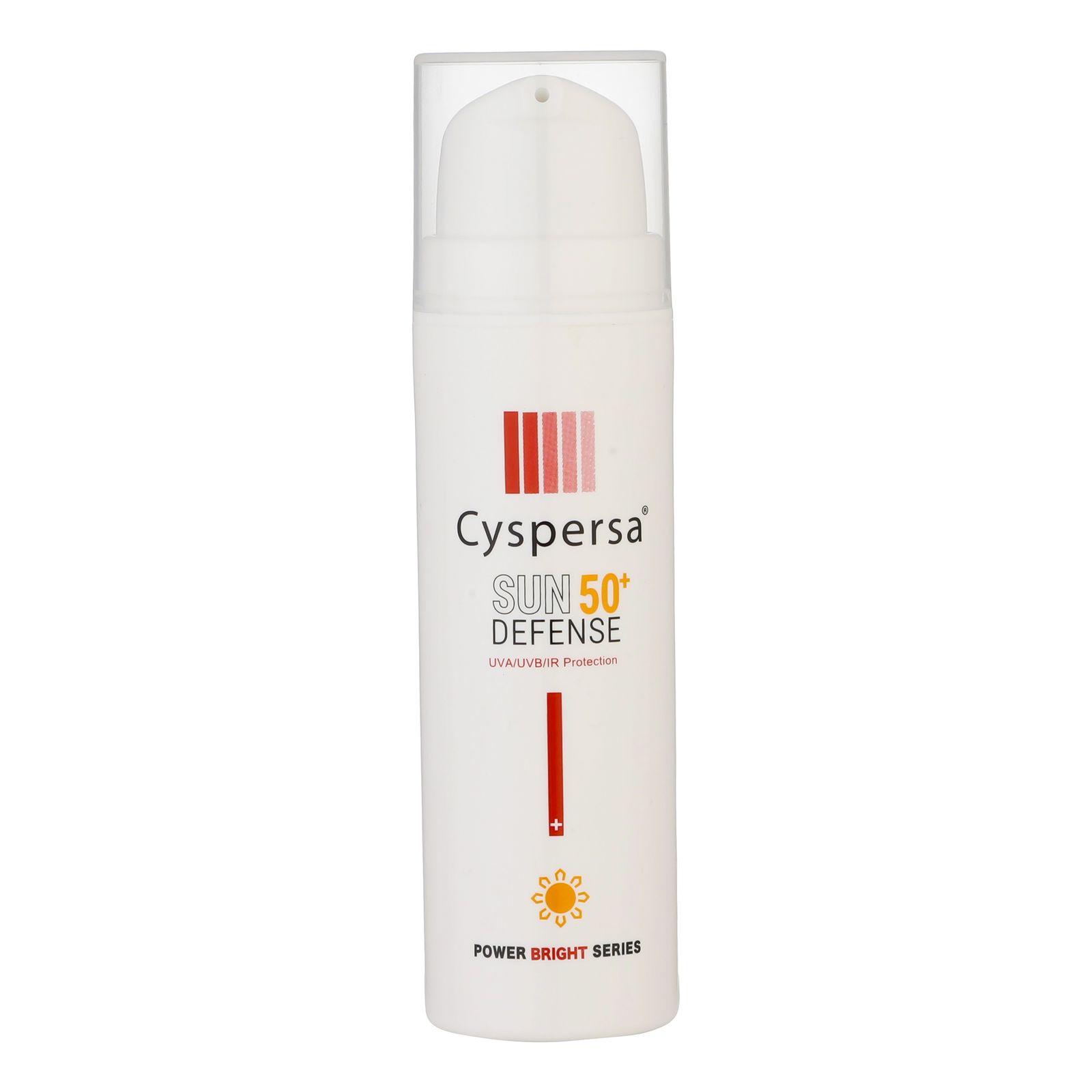 کرم ضد آفتاب بی رنگ سیسپرسا SPF50 مدل ضدلک مناسب برای انواع پوست حجم 50 میلی لیتر -  - 1