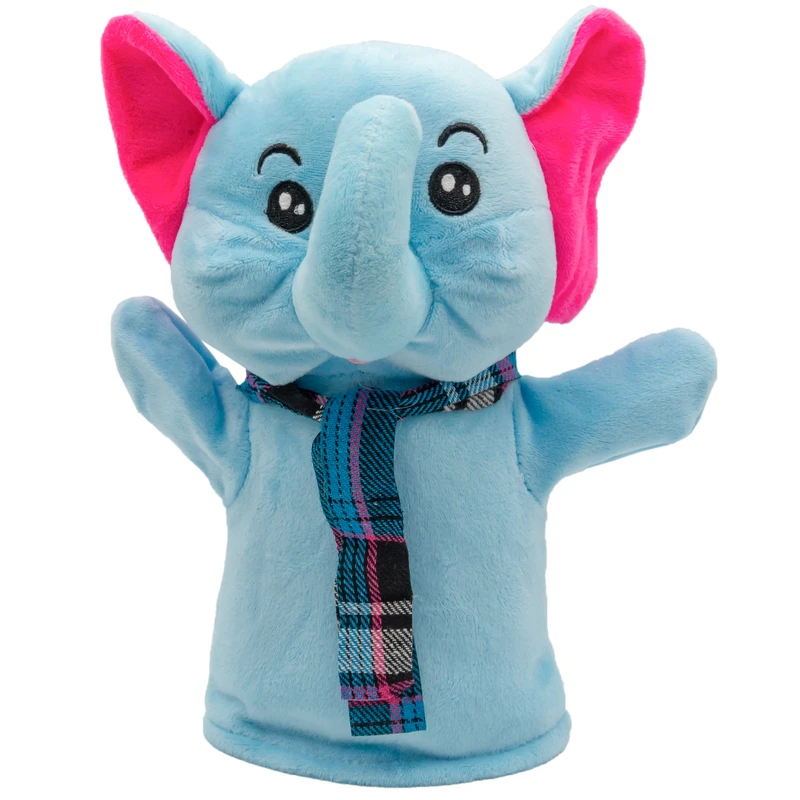 عروسک نمایشی مدل فیل کد 0765 ارتفاع 20 سانتی متر