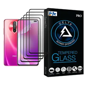 PK Delta Glass MIX004 Screen Protector For Xiaomi Poco X2 Pack Of 4