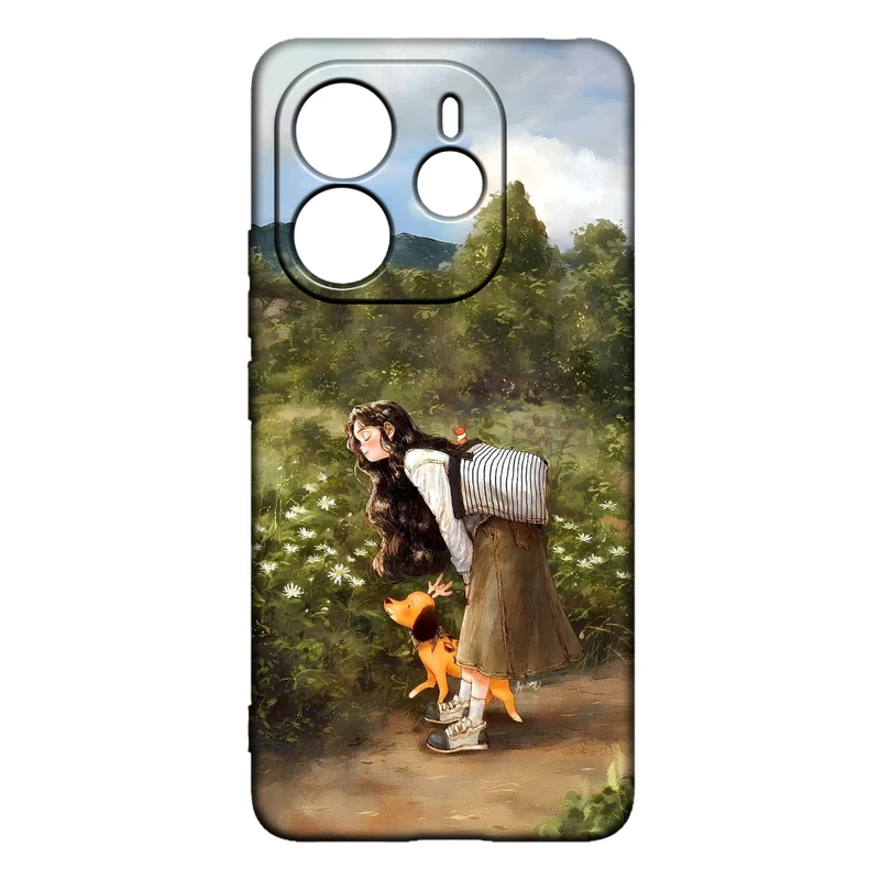 کاور طرح دخترانه کد 260 مناسب برای گوشی موبایل شیائومی Redmi Note 14 4G