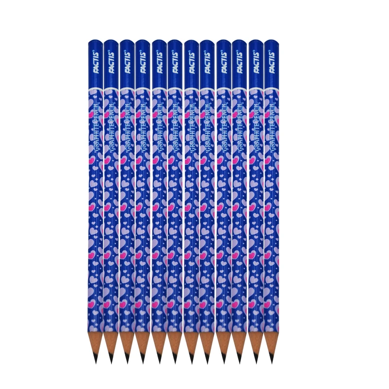 مداد مشکی فکتیس طرح قلب کد 06 بسته 12 عددی