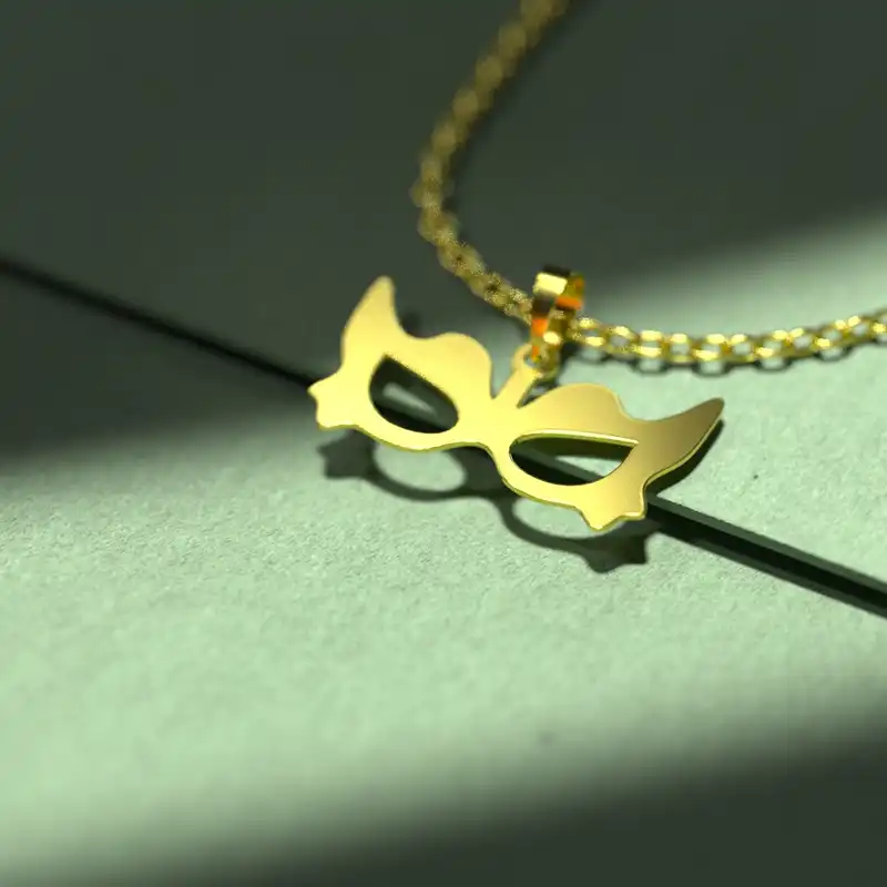 گردنبند طلا 18 عیار زنانه مدوپد مدل هالووین کد G3-1-1015