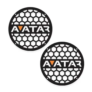 قاب میدرنج خودرو طرح AVATAR مدل 103 مناسب برای میدرنج 10 اینج  بسته 2 عددی