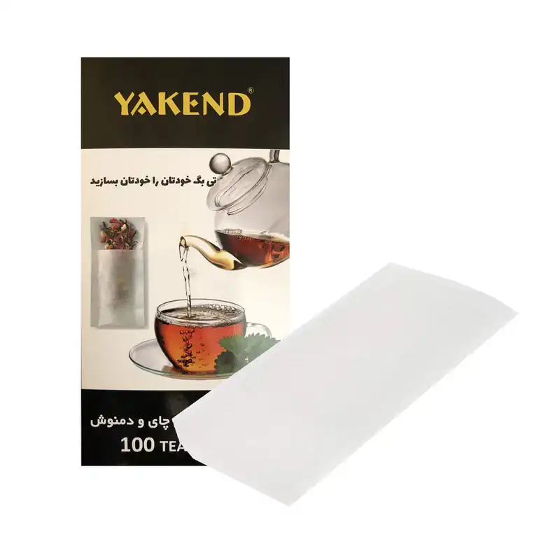 فیلتر چای یکبار مصرف یاکند کد 100032 بسته 100 عددی