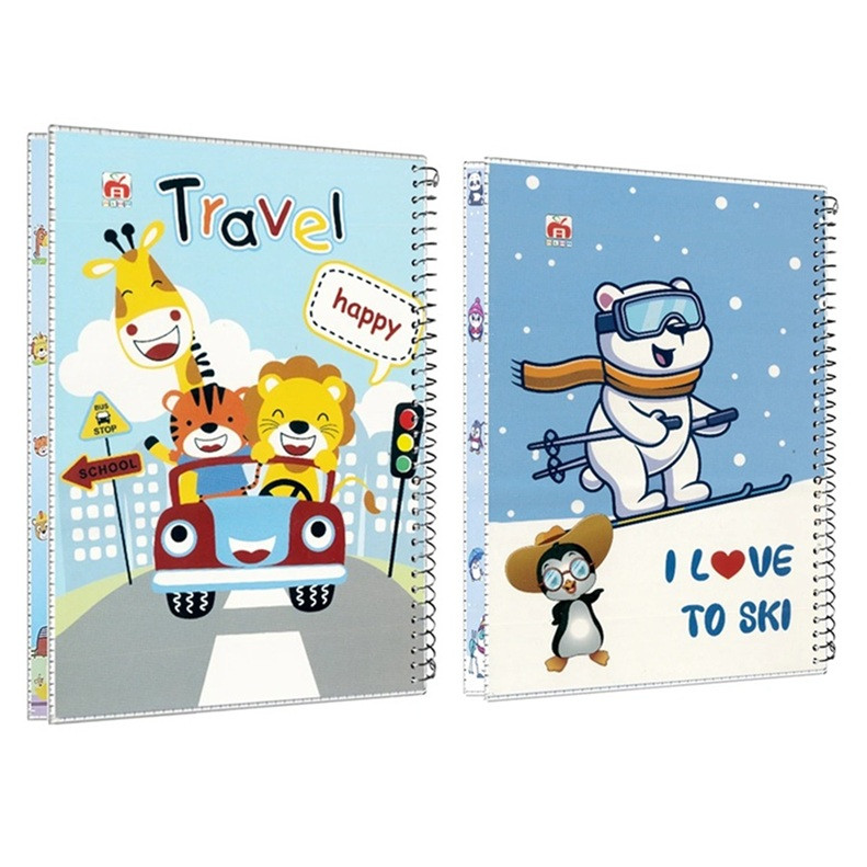 دفتر مشق 40 برگ نهال طرح پسرانه مدل 40706 بسته 2 عددی