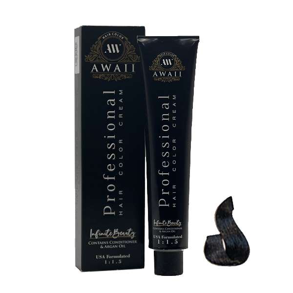 رنگ مو آوایی شماره 3.1 حجم 120 میلی لیتر رنگ قهوه ای دودی تیره