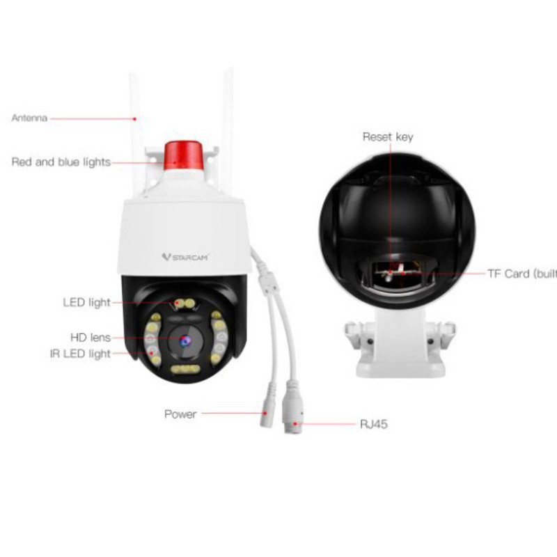 دوربین مداربسته تحت شبکه وی استار کم مدل S668