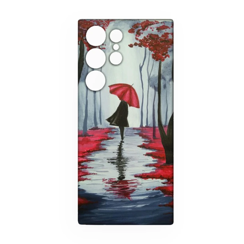 کاور طرح دخترلنه کد 150 مناسب برای گوشی موبایل سامسونگ Galaxy S21 Ultra