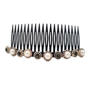 شانه مو زنانه مدل شینیون مرواریدی کد brg 350