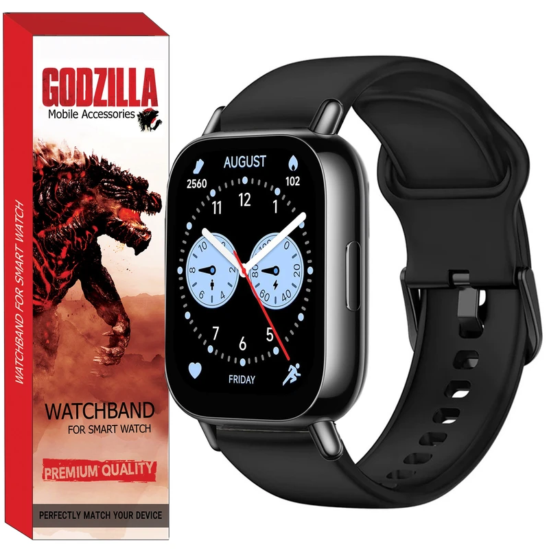 بند گودزیلا مدل SILICONE SQ مناسب برای ساعت هوشمند شیائومی Redmi Watch 5 Lite