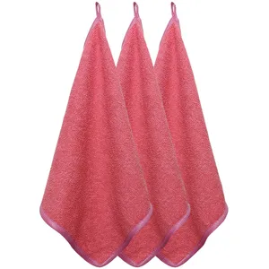 دستمال نظافت خودرو بی تی مدل میکروفایبر لوکس کد 25x25 بسته 3 عددی
