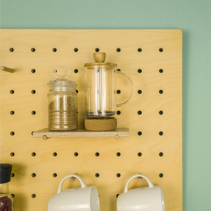 شلف دیواری مدل پگ بورد مستطیلی شلف دیواری مدل پگ بورد مستطیلی