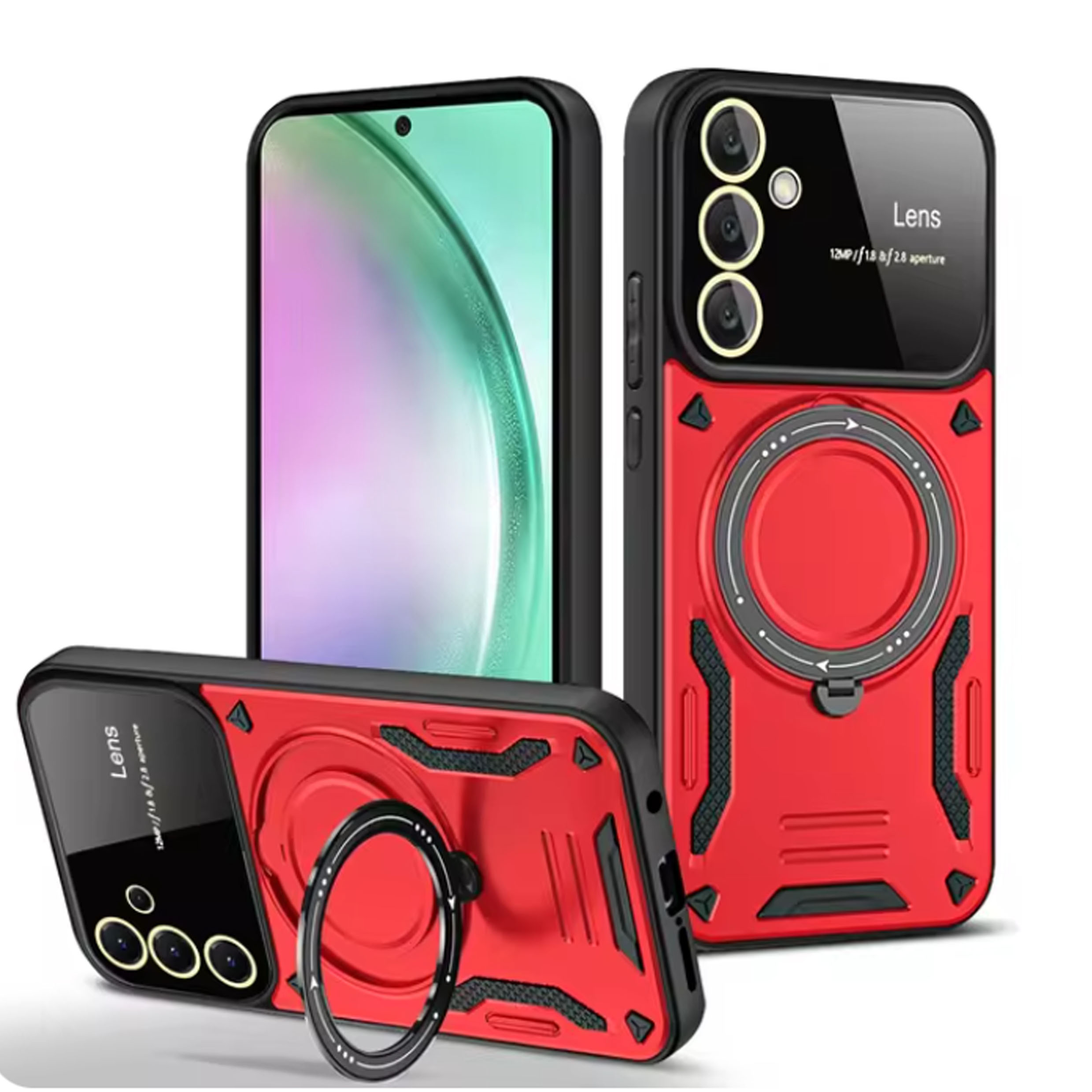 کاور اسپارتان مدل Hybrid Armor Strap مناسب برای گوشی موبایل سامسونگ Galaxy A35 5G / A35 به همراه بندآویز