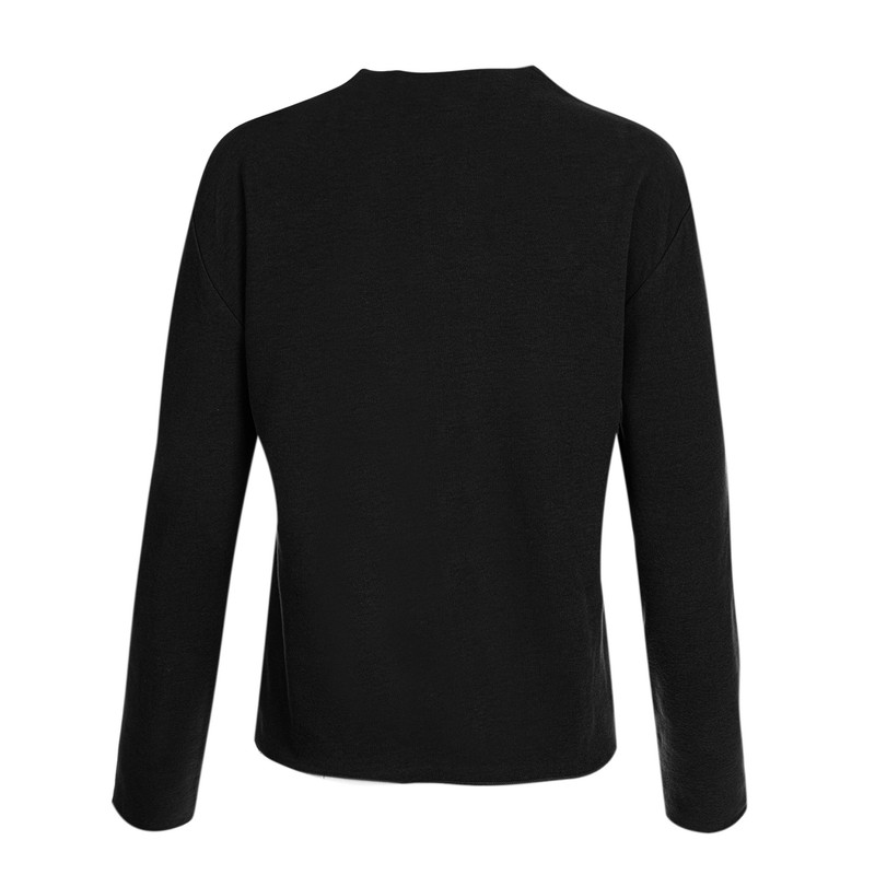 بلوز آستین بلند زنانه سرژه مدل 203529 رنگ مشکی