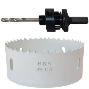 مته گردبر آهن کبالت مدل CO2-1092 سایز 92 میلی متر مجموعه دو عددی