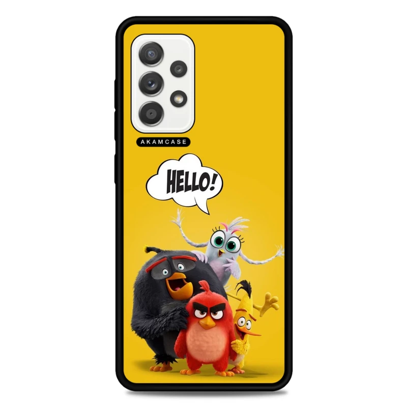 کاور آکام مدل AMC-WSGA52-ANGRY BIRDS17 مناسب برای گوشی موبایل سامسونگ Galaxy A52