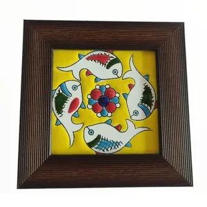 تابلو کاشی طرح ماهی مدل T01