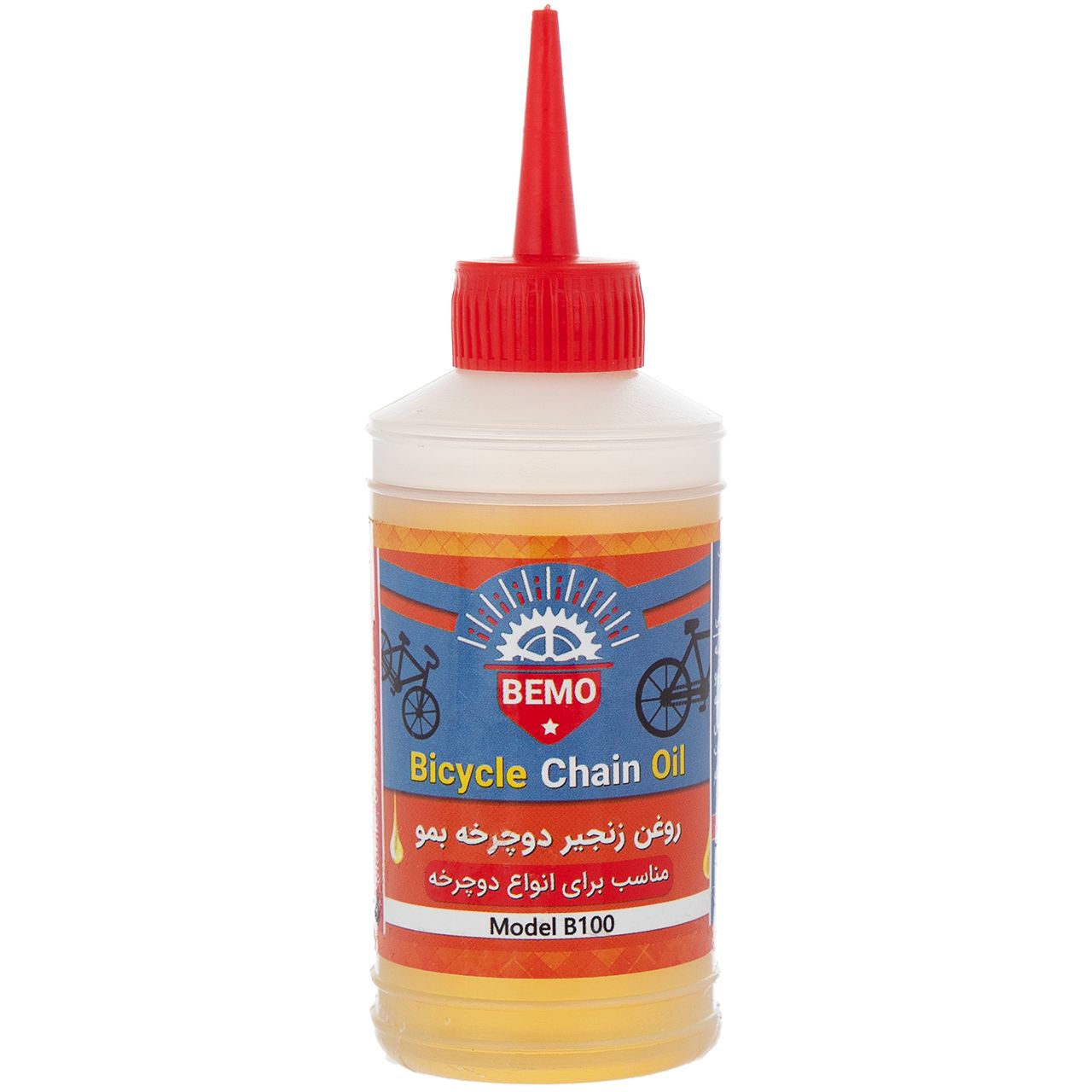 روغن زنجیر دوچرخه بمو مدل B100 حجم 80 میلی لیتر بسته 6 عددی -  - 2