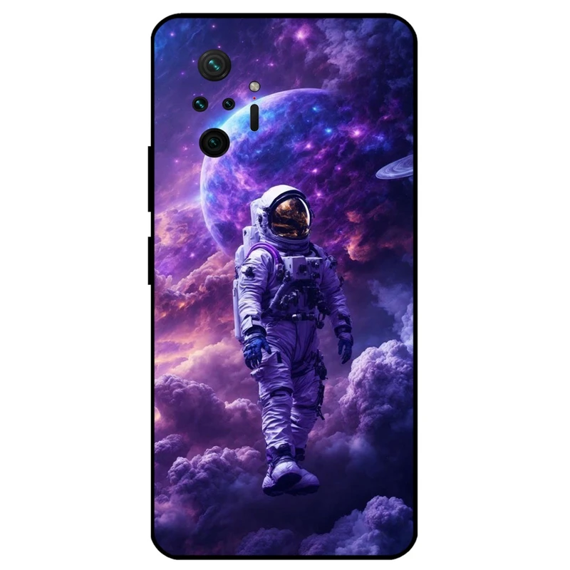 کاور مگافون طرح فضانورد مدل 2822 مناسب برای گوشی موبایل شیائومی Redmi Note 10 Pro / 10 Pro Max