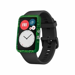 MAHOOT Green-Printed-Circuit-Board Cover Sticker for Huawei Watch Fit Smartwatch