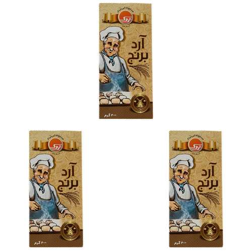  آرد برنج تردک - 200 گرم بسته 3 عددی