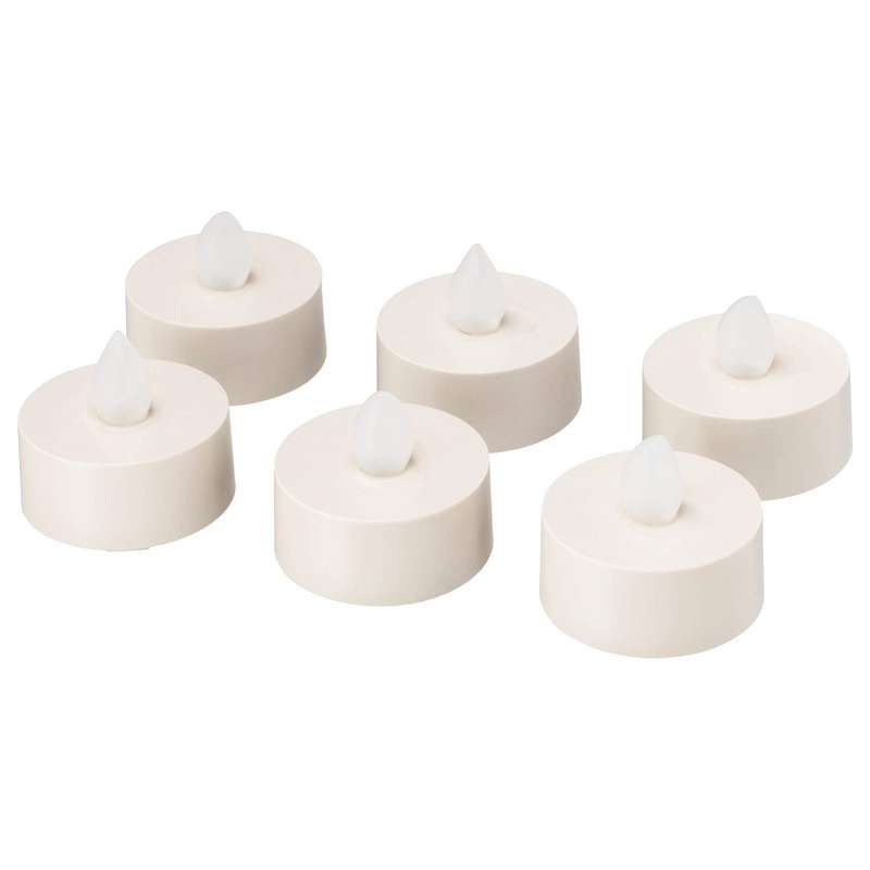 شمع ال ای دی ایکیا مدل godafton بسته 6 عددی