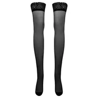 جوراب ساق بلند زنانه ماییلدا مدل توری کد 4786-2072 رنگ مشکی
