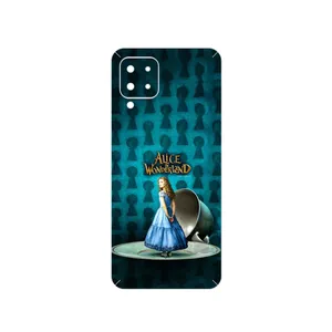 MAHOOT Alice in Wonderland Cover Sticker for Samsung Galaxy M22