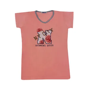 تی شرت آستین کوتاه زنانه ام جی مدل N1