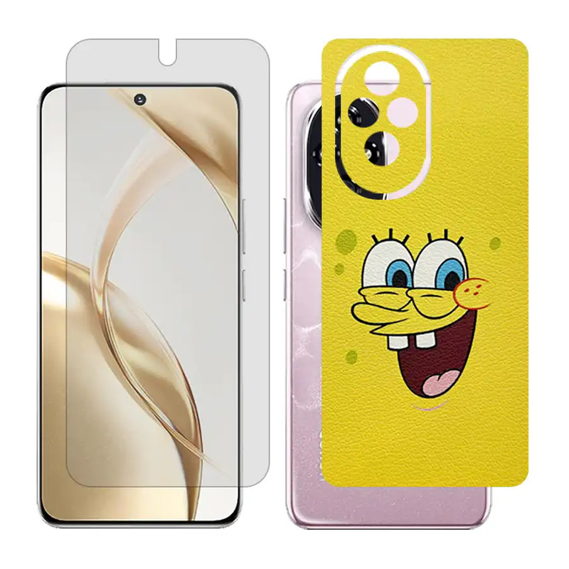 محافظ صفحه نمایش مات گلس مدل Together مناسب برای گوشی موبایل آنر 200 / Honor 200 به همراه برچسب پوششی پشت گوشی