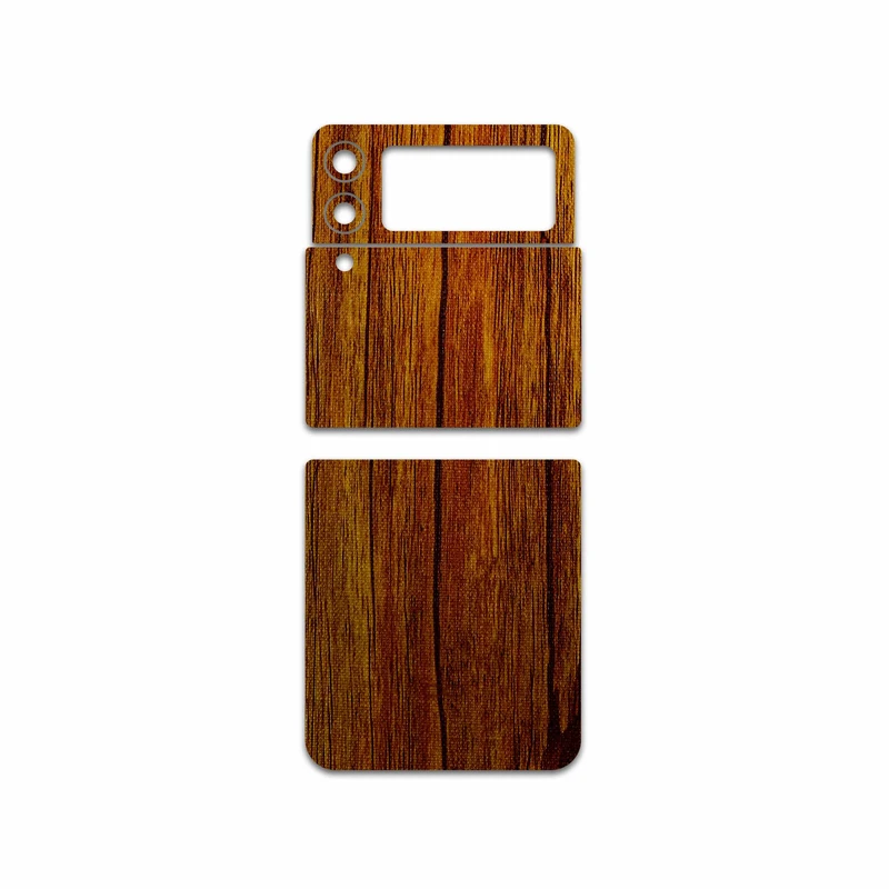 برچسب پوششی ماهوت مدل Orange-Wood مناسب برای گوشی موبایل سامسونگ Galaxy Z Flip3 5G