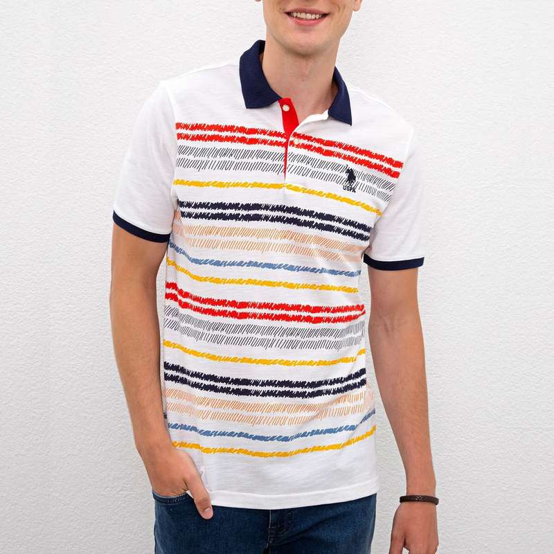 پولوشرت آستین کوتاه مردانه یو اس پولو مدل 984297VR97