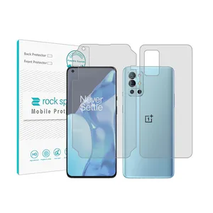 Rockspace transparent screen protector HyGEL model suitable for OnePlus 9R mobile phone with back protector