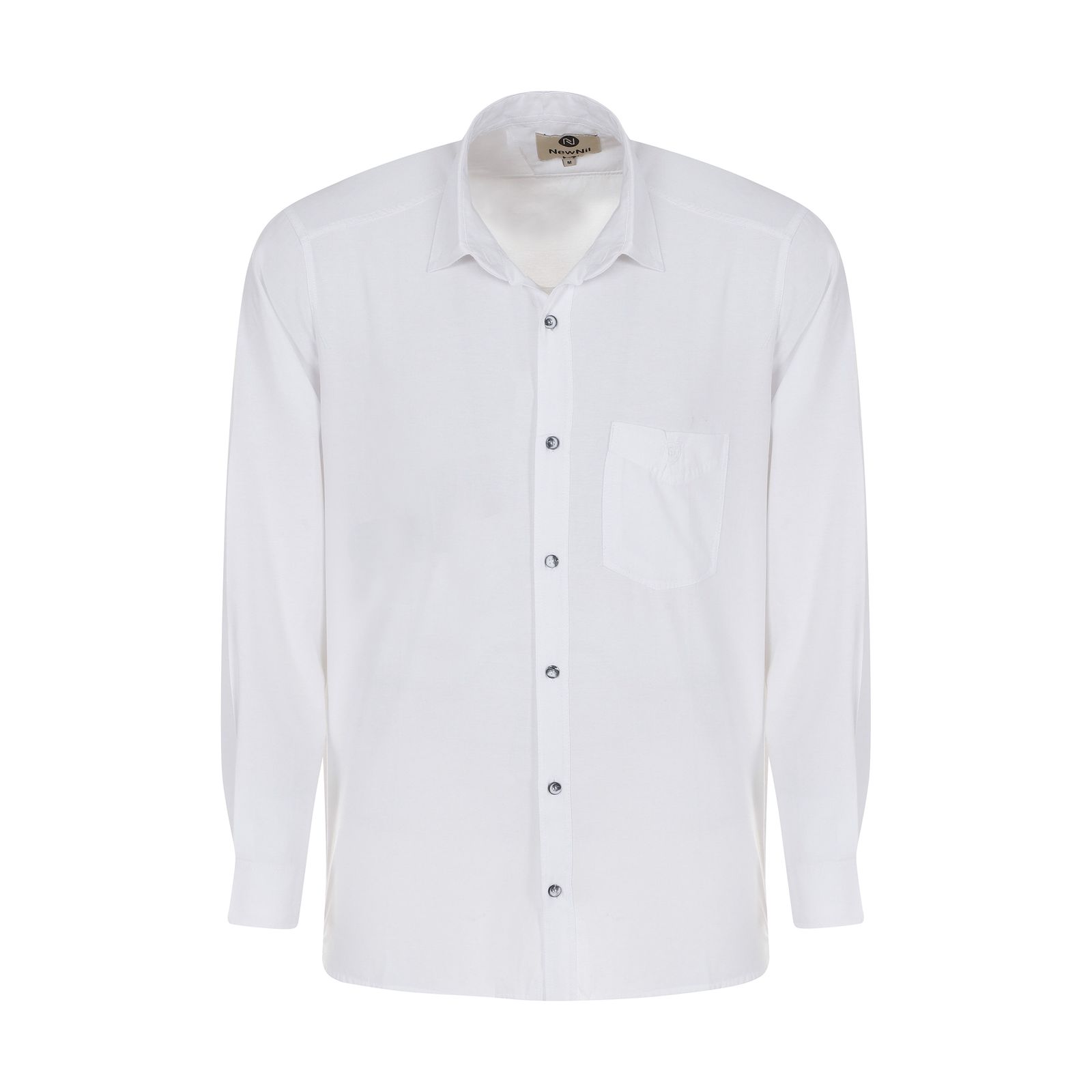 پیراهن آستین بلند مردانه نیو نیل مدل PM3-white -  - 1