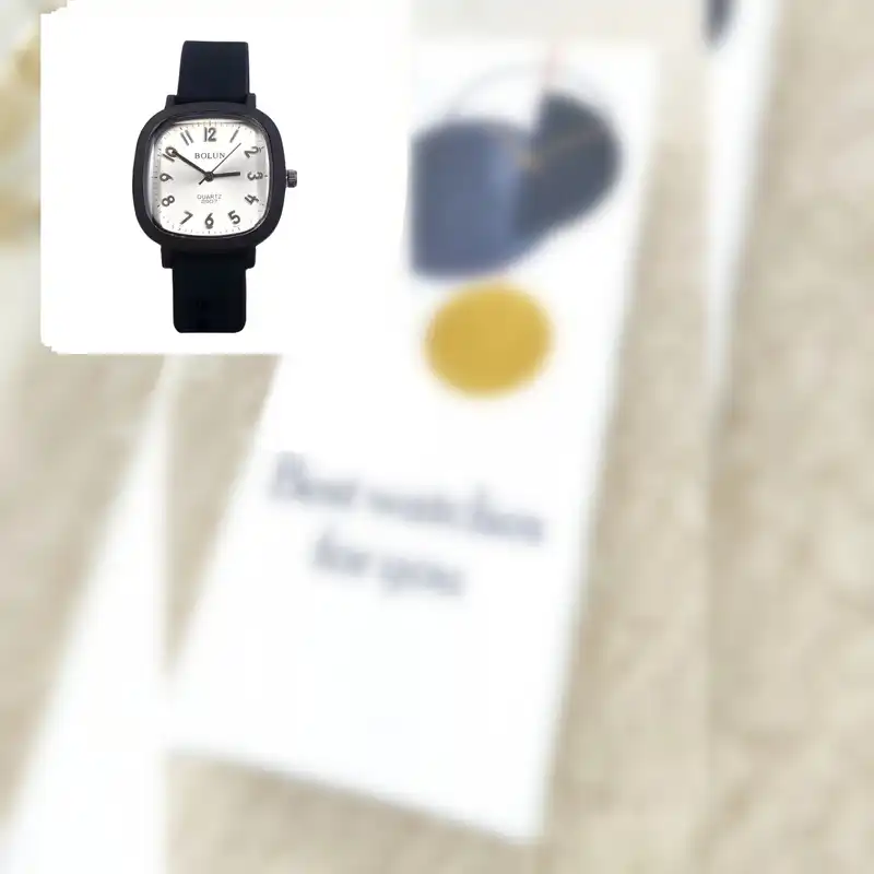 ساعت مچی عقربه ای بولون مدل بند پیو ضد آلرژی شیشه تراش 2