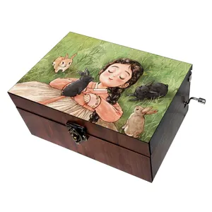 جعبه موزیکال مدل دخترانه کد B655 