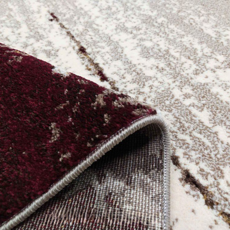 فرش ماشینی ساوین طرح وینتیج ریحان زمینه کرم